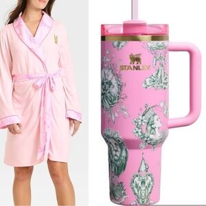 Katie Kime wicked pink robe Glinda & Ozian reprise wicked Stanley 40oz NWT